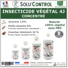 Insecticide Végétal 4J Concentré – Actifs 100% végétaux, pyréthrines naturelles & huiles essentielles